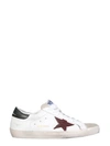 Golden Goose Super-star Sneakers In Leather With Insert And Star In Suede In White