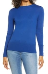 Halogenr Halogen Crewneck Sweater In Blue Mazarine