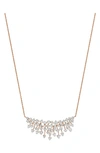 Hueb Women's Luminus 18k Rose Gold & Diamond Cluster Pendant Necklace
