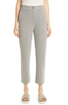 Eileen Fisher Slouch Ankle Pants In Smoke