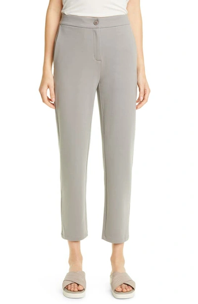 Eileen Fisher Slouch Ankle Pants In Smoke