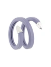 Bottega Veneta Leather Cuff Bracelet In Violet