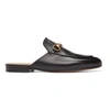 GUCCI BLACK PRINCETOWN SLIPPERS