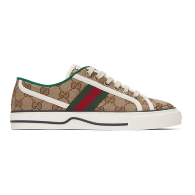 Gucci X Disney Tennis 1977 Sneakers In Beige