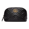GUCCI BLACK GG MARMONT 2.0 COSMETIC POUCH