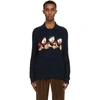 GUCCI NAVY DISNEY EDITION DONALD DUCK SWEATER