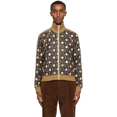 Gucci Black Ken Scott Edition Print Zip-up Track Jacket