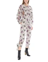 Isabel Marant Floral Print Long-sleeve Jumpsuit In Pink
