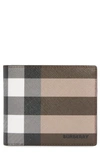 BURBERRY CHECK E-CANVAS INTERNATIONAL BIFOLD WALLET,8036666