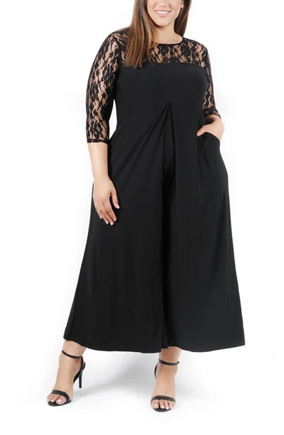 Coldesina Lana Plus Size Women's Jumpsuit In Black