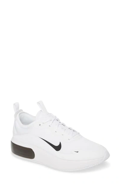 Nike Air Max Dia Sneaker In White/ Black