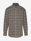 BURBERRY CAMICIA CAXTON GRIGIA