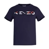 KENZO LOGO T-SHIRT,KENB52K9NAV