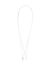 DSQUARED2 METAL JESUS NECKLACE W/DOUBLE CROSS,11674465