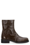 OUR LEGACY LEATHER ANKLE BOOTS,11676536