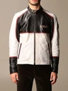 BELSTAFF CILINDER LEATHER JACKET IN BICOLOR LEATHER,11671230