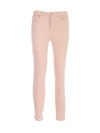7 FOR ALL MANKIND ROXANE ANKLE COLORED BAIR POWDER PINK,JSVYX320PI PINK