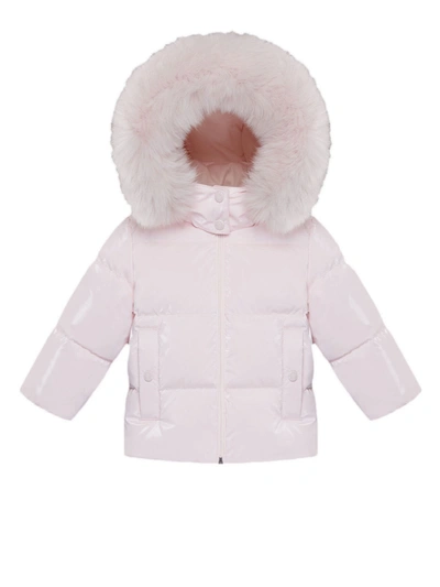 Moncler Babies' Pink Brianne Down Jacket In Rosa