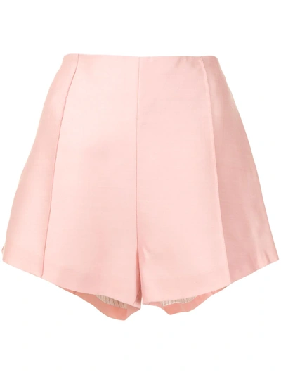 Macgraw Poet High-waisted Short Shorts In Pink