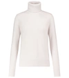 Loro Piana Women's Dolcevita Parksville Cashmere Turtleneck Sweater In 100b White Titani
