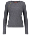 Altuzarra Women's Minamoto Button-front Cashmere Top In Black,grey