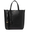 SAINT LAURENT TOY SHOPPING N/S LEATHER TOTE BAG,P00533625