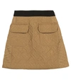 BURBERRY MONOGRAM QUILTED SKIRT,P00529302