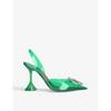 AMINA MUADDI Begum crystal jewel-embellished PVC courts,R03685869