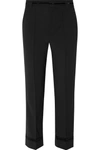 MARC JACOBS Bowie cropped stretch-wool straight-leg pants