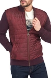 BARBOUR QUILTED & KNIT BOMBER JACKET,MKN1104RE94