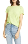 Atm Anthony Thomas Melillo Schoolboy Slubbed Cotton-jersey T-shirt In Key Lime