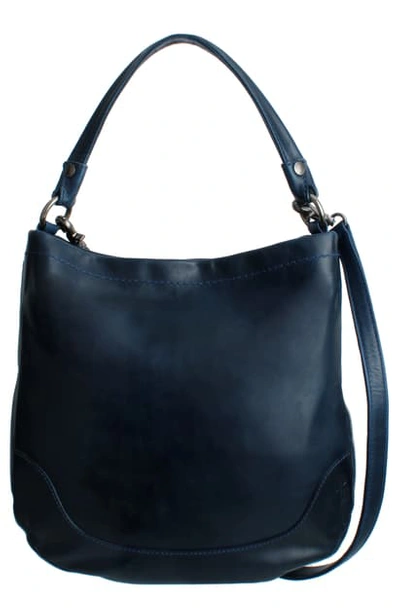 Frye Melissa Leather Hobo In Ocean