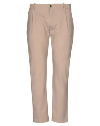 Nine:inthe:morning Casual Pants In Beige