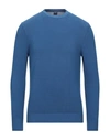 Fedeli Sweaters In Blue