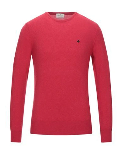 Brooksfield Sweaters In Red