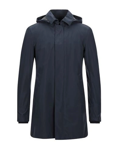 Herno Overcoats In Blue
