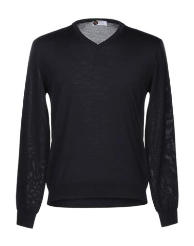 Heritage Man Sweater Blue Size 48 Virgin Wool