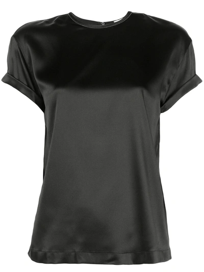 BRUNELLO CUCINELLI SILK CREW-NECK T-SHIRT