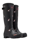 Joules Print Molly Welly Rain Boot In Greenbrds