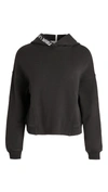 Ba&sh Hooded Wool-knit Jumper In Licorice