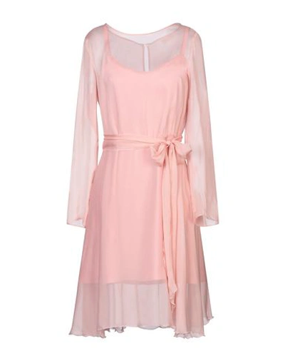 Alex Vidal Short Dresses In Pink
