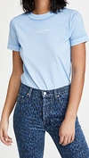 Stella Mccartney T-shirt Overprinted Color Shirt In Light Blue