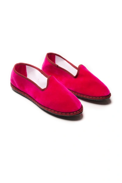 Le Sur Friulana Loafer In Fuxia & Red