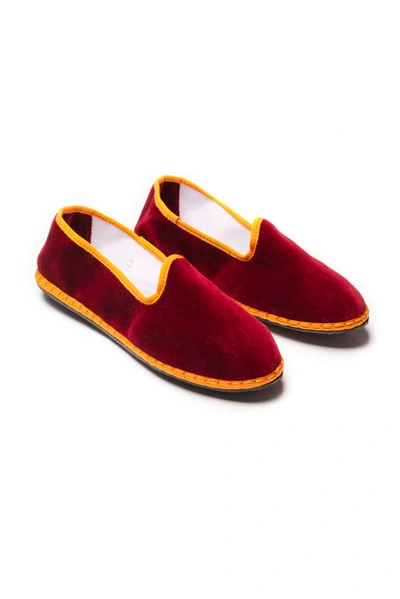 Le Sur Friulana Loafer In Red & Orange