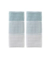 Saturday Knight Planet Ombre 2 Piece Hand Towel Set Bedding In Aqua
