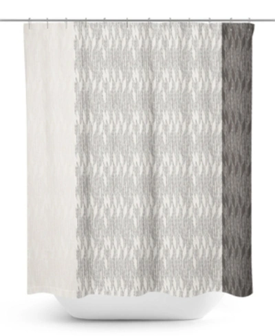 Noho Home By Jalene Kanani Pili Shower Curtain, 70" X 72" In Gray