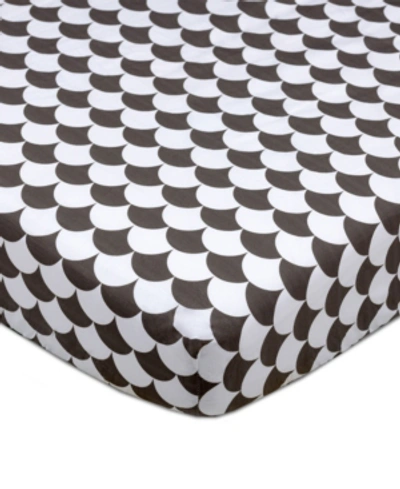 Lolli Living Crib Fitted Sheet Bedding In Black