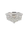 Cwi Lighting Empire 8 Light Flush Mount In Chrome