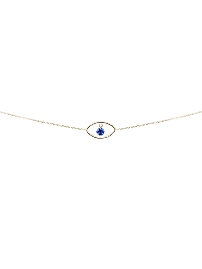 Persée Women's Eye Of The Tiger 18k Yellow Gold & Blue Sapphire Bracelet