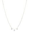 Persée Women's Danaé 18k Yellow Gold & 3 Diamond Necklace